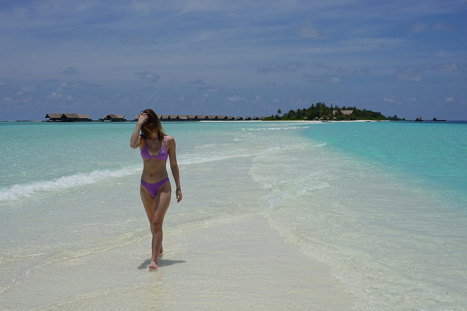 Girl enjoying beach life