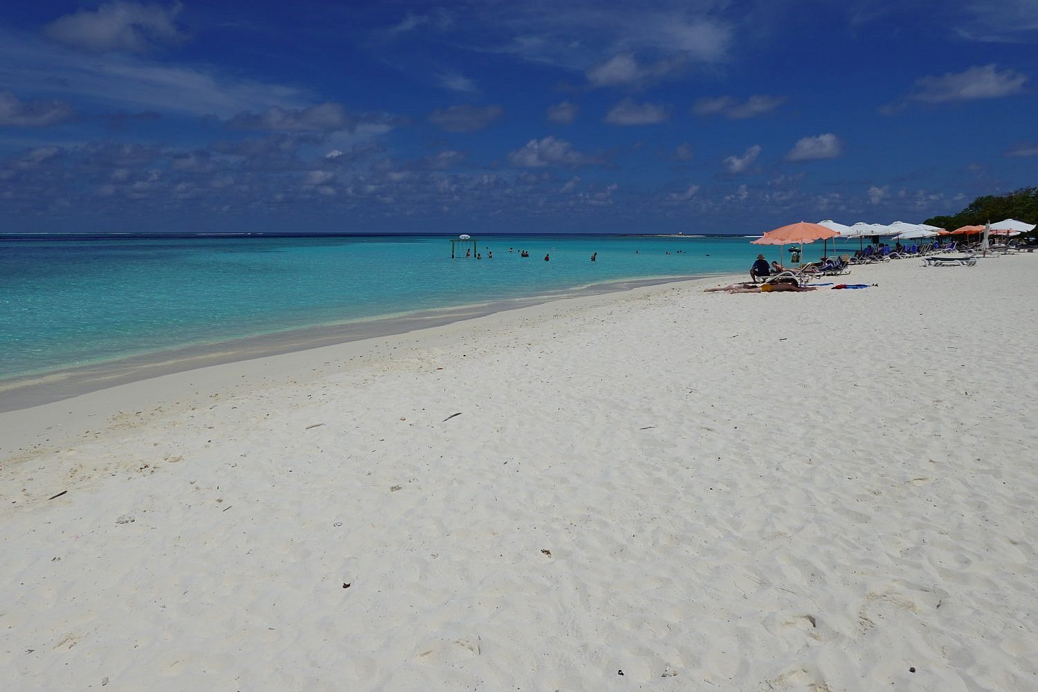 Full view of the beach