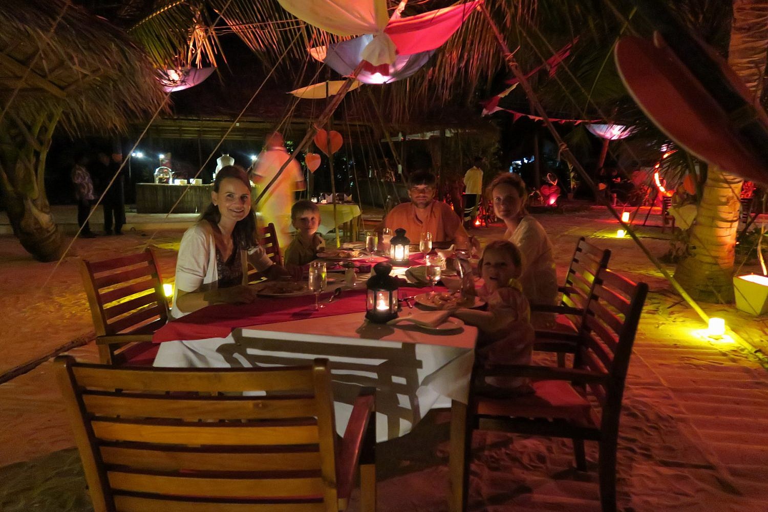 Night party Thinadhoo Island, Maldives